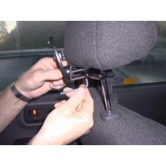 Brodit Headrest mount with monitor